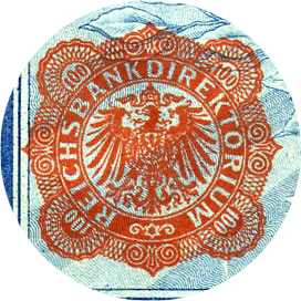 Печати Reichsbankdirektorium: Красная печать