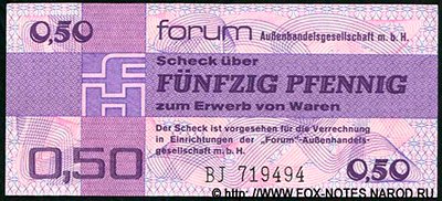 Der Forum Außenhandelsgesellschaft m.b.H. 50 Pfennig  