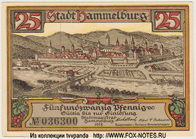 Notgeld der Stadt Hammelburg. 1918. 25 Pfennig.