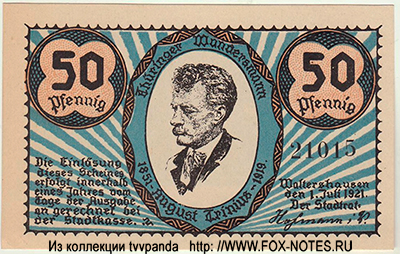 Stadt Weida 50 Pfennig 1921 Notgeld
