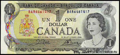 Bank of Canada 1 Dollar 1973