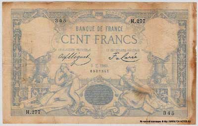 Banque de France 100   1882 