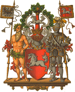 Preußische Provinz Hannover ( ). Freistaat Preußen .   1914 - 1924 .