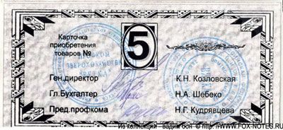ЗАО Зверохозяйство "Вятка" Карточка приобретения товаров №...