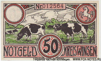Kreis Winsen Notgeld 50 Pfennig 1921