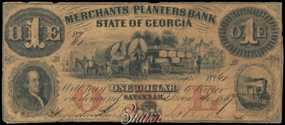 Merchants & Planters Bank 1  1857 //  