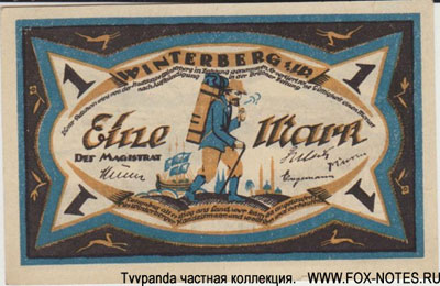 Stadt Winterberg 1 Mark Notgeld