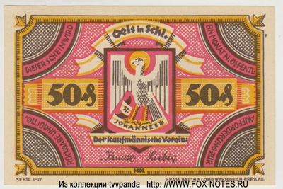 Stadt Oels 50  1921 / 