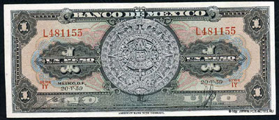 Banco de México 1 Peso 1959 /  