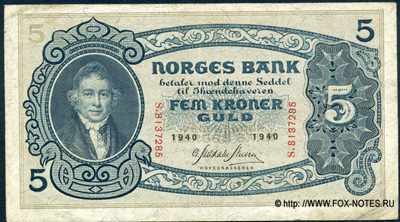 NORGES BANK  5   1940  