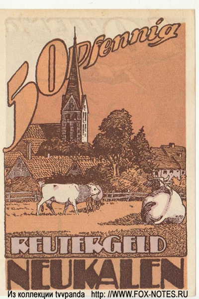 Reutergeld Neukalen. 1922. 50 пфеннигов нотгельд