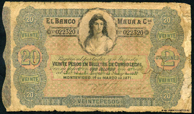  El Banco Maua & C 20  1871   