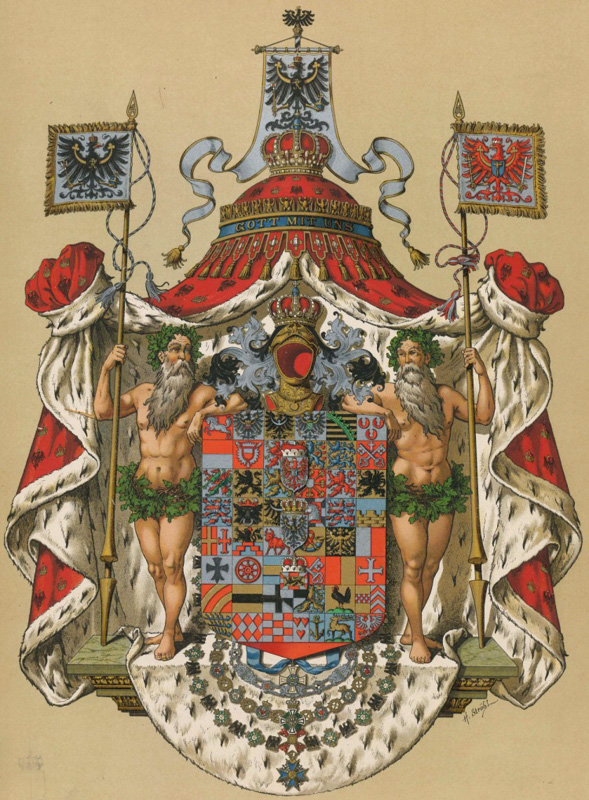 Großes Wappen Preußens um 1873