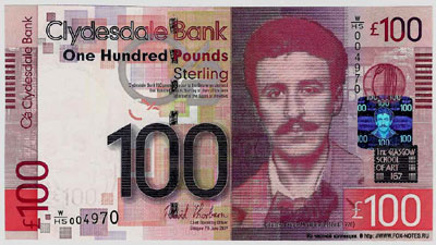 Clydesdale Bank  100 pounds 2009