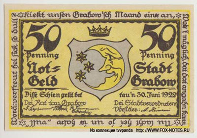 Stadt Grabow Notgeld