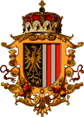 Wappen des Erzherzogtum Österreich ob der Enns während der k.u.k. Monarchie