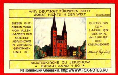 Kreis Jerichow 25 Pfennig 1921