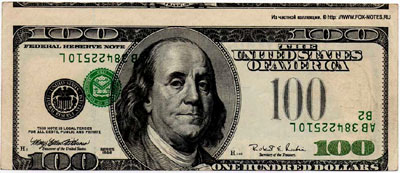Банкноты США Federal Reserve Notes Бракованные банкноты.