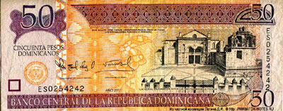 Banco Central de la República Dominicana 50 Pesos Dominicanos 2011