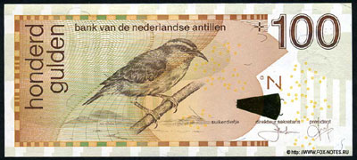   . Bank van de Nederlandse Antillen. Bankbiljet.  1998-2016.