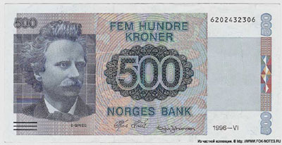  NORGES BANK  500  1996
