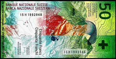 Schweizerische Nationalbank 50 Franken 2015
