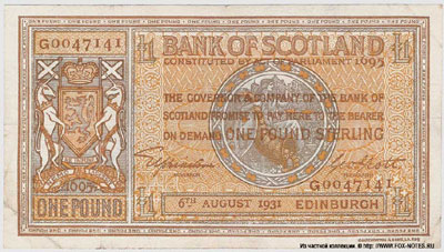  Bank of Scotland 1  1931