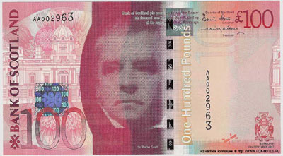  Bank of Scotland 100  2007