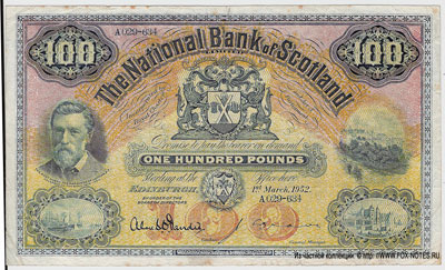 The National Bank Scotland 100  1952