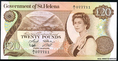 Governement of St.Hellena 20 pounds 1985