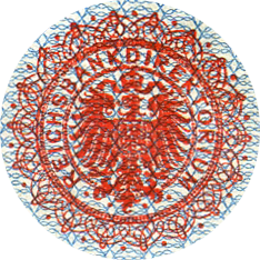 Печати Reichsbankdirektorium: Красная печать