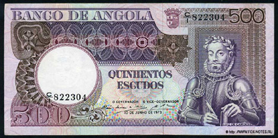  . Banco de Angola.  1973.