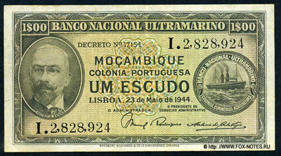   . Banco Nacional Ultramarino.  1944-1947.