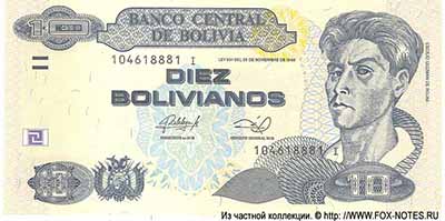 BANCO CENTRAL DE BOLIVIA 10 peso 1986