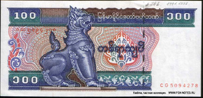 Central Bank of Myanmar.  . 100  1994
