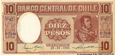 Banco Central de Chile.  10  1944