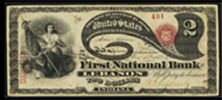 National Currency Bank Note Values and Information