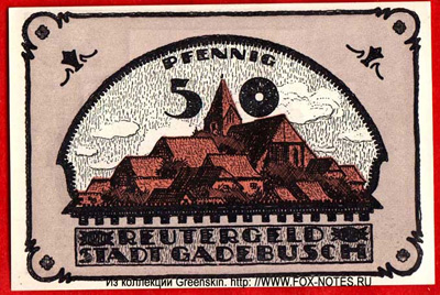 Stadt Gadebusch 50 Pfennig 1921