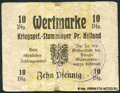 Preussisch Holland Kriegsgefangenen-Stammlager 10 Pfennig