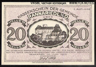   Rannariedl () Oberösterreich (1914 - 1924)