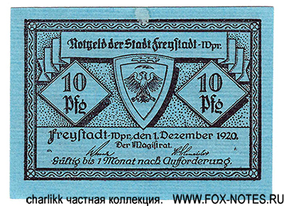   Freystadt in Westprussen () Westpreussen (1914 - 1924)
