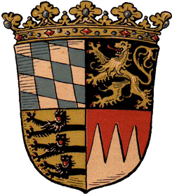 Freistaat Bayern (  ). Kreisgemeinde Pfalz, Speyer.  1923 .