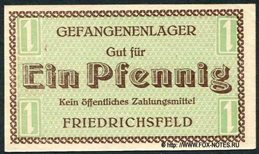 Gefangenenlager Friedrichsfeld 1 Pfennig