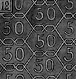 Водяной знак Wertzahl "50"