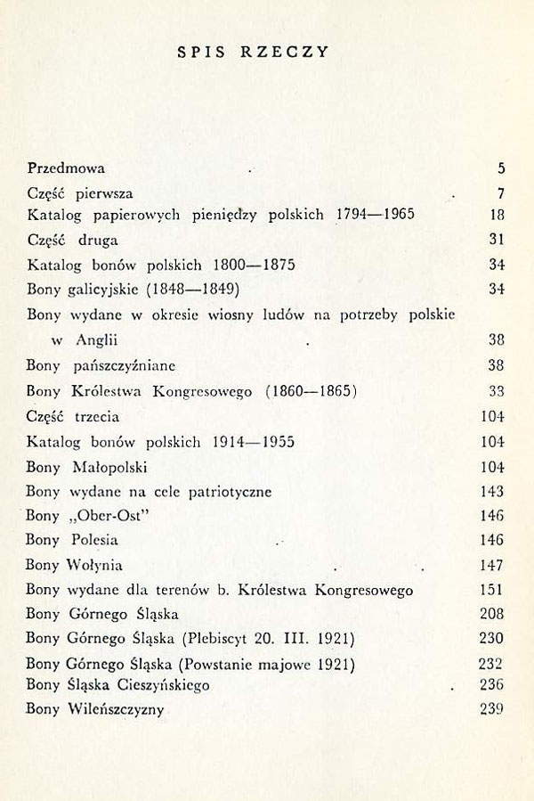 Katalog papierowych pieniędzy polskich 1794-1965 